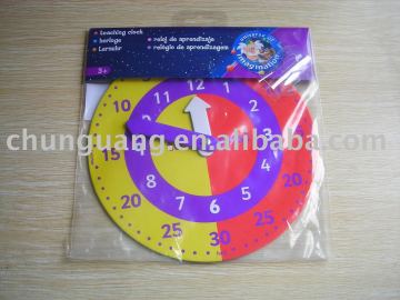 Paper Education Clock
