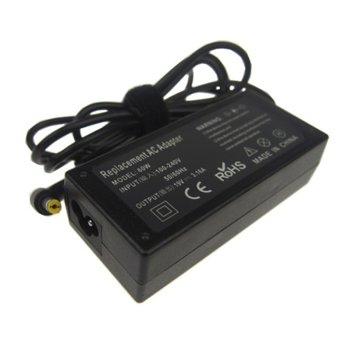 Adaptor DELL 19v 3.16a dengan ujung dc 5.5 * 2.5mm