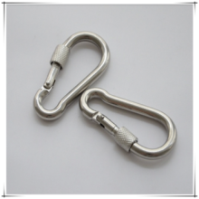 Security spong snap with hoop lock