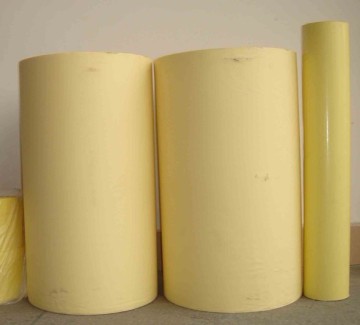Single side PE coated yellow paper