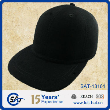 perfect baseball cap, quality pure wool felt hat