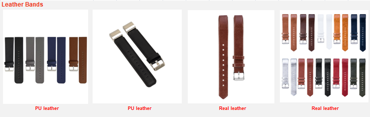 new paracord vegan handmade genuine leather sport watch band strap bracelet replacement for garmin 230 235