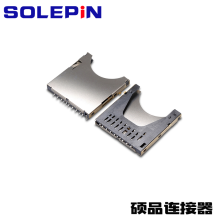 SD Card Connector Pushing Type Post-1.35