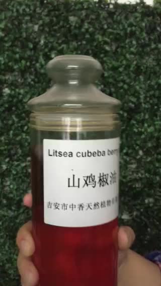 Olio essenziale Litsea Cubeba di qualità farmaceutica