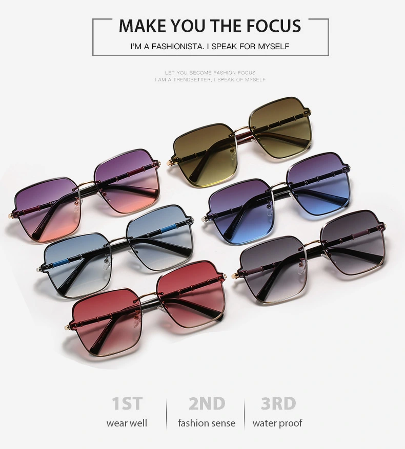 Luxury Hot Seller Ready Goods Metal Sunglasses