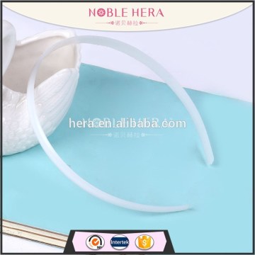 Factory directly 10mm diy headband plastic hair hoops headband