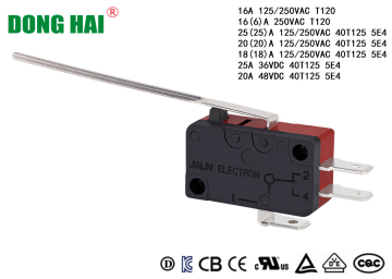Micro Switch Suitable for Household Appliance