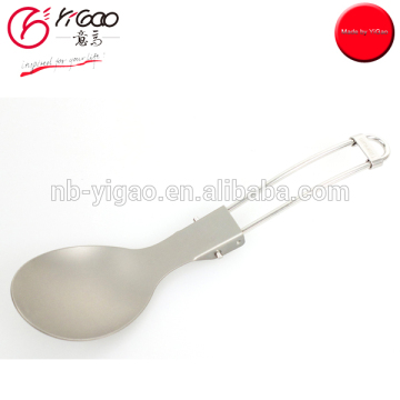 titanium folding camping spoon titanium spoon