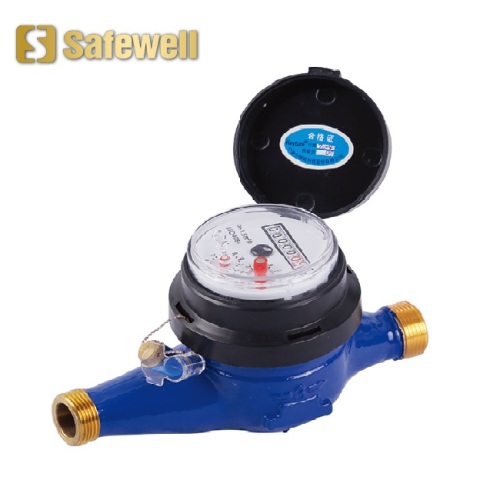 Rotary Type Dry Water Meters Brass