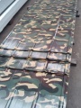 Mattonelle di tetto d'acciaio rivestite di colore