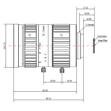 12mm ITS Lens IR Corrected 1 Inch 12MP C Mount F1.4