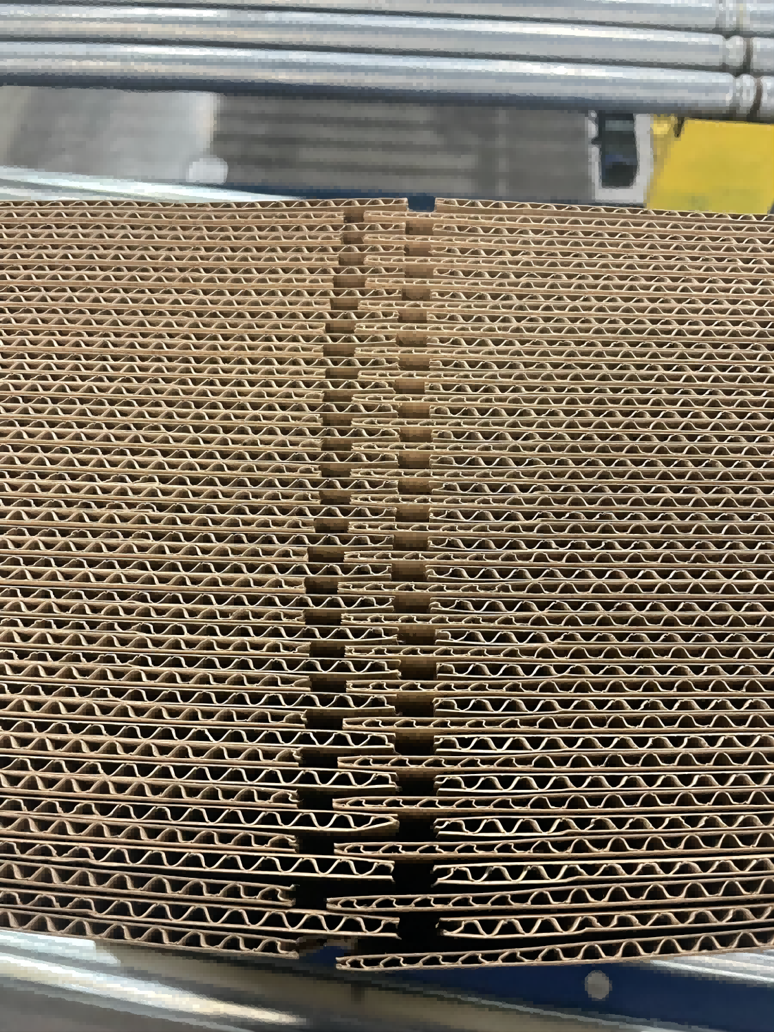 corrugated line box