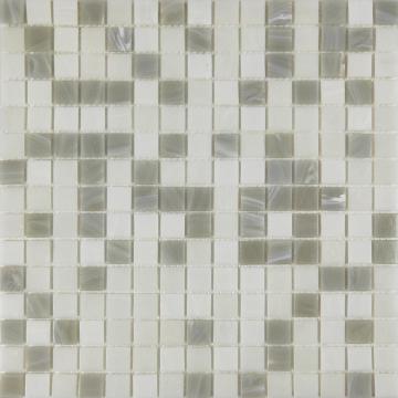 Linea oro tessere di mosaico in vetro moderno grigio kaki