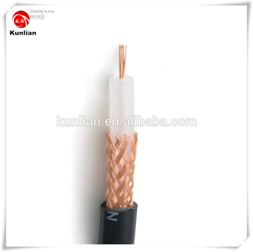 RG142 RG178 RG316 silver copper conductor teflon insulation coaxial cable