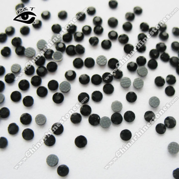 2mm ss06 jet black rhinestone cheap rhinestone machine cut DMC crystals