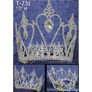 Small Rhinestone Crystal Pageant Crowns