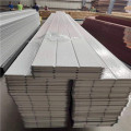 Corrugated design pu foam filled insulation metal siding sandwich panel