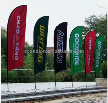 Custom Advertising Flags with Heavy Duty Fiberglass Poles