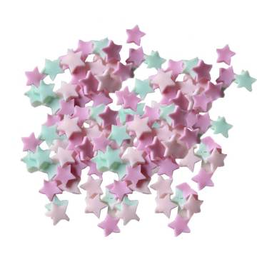 Leuke Hot Selling Clay Sprinkles Kleurrijke Five Star Bow Candy Hagelslag voor Ambachten Maken, DIY