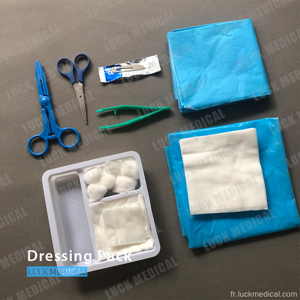 Kit de changement de pansement chirurgical médical