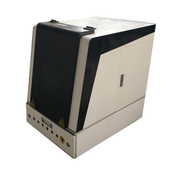 Enclosed Mini 20w Mobile Cover Phone Laser Engraving Machine