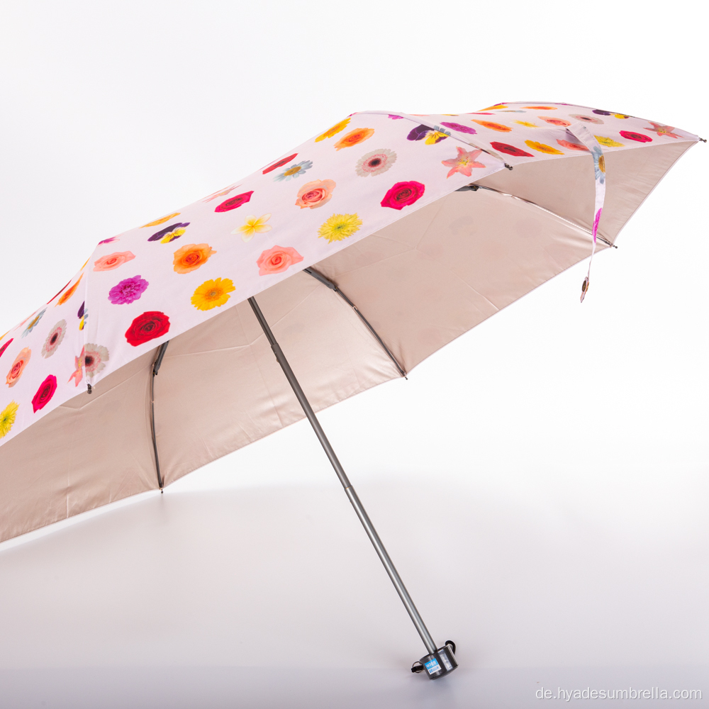 Resistenter Regenschirm für Frauen nicht transparent