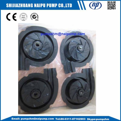 Impeller pompa lumpur karet 4/3C