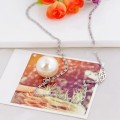 Laatste hoge kwaliteit Vogue Noble grote Pearl voor vrouwen Pendant Necklaces