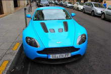 Dry Carbon Fiber Hood For 11-16 Aston Martin Vantage V8 Upgrade to Vantage V12 Bonnet