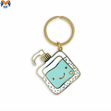 โลโก้ Metal Craft Custom Cute Keychain Charms