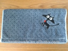 100% cotton yarn dyed super soft face towel size