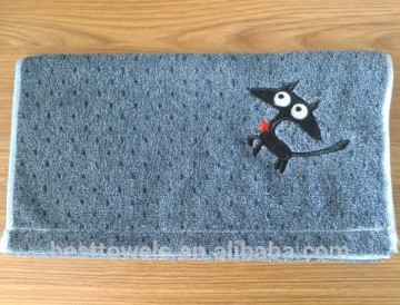 100% cotton yarn dyed super soft face towel size