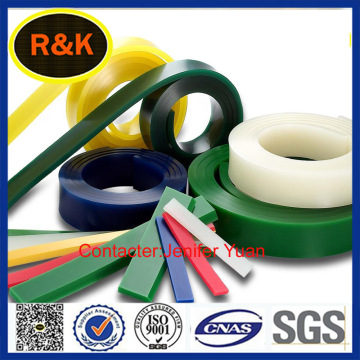 Printing rubber squeegee for textile printing