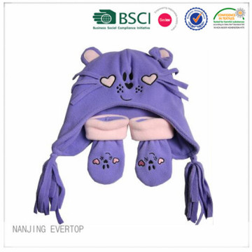 Funny Animal Hat And Gloves Set