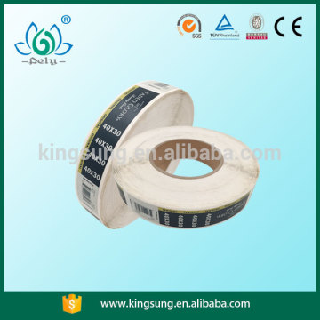 Latest design new product sticker label printing OEM garment label