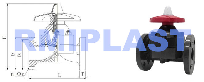 frpp diaphragm valve