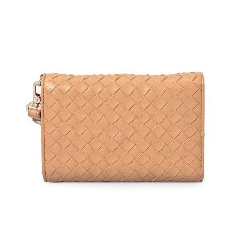 Trendy Weave Leather Wallet Lady Geldbörse mit Armband