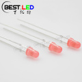 Super Bright 3mm กลม LED สีชมพูกระจาย