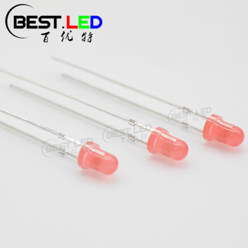 Super Bright 3mm Round Top Diffused Pink LED