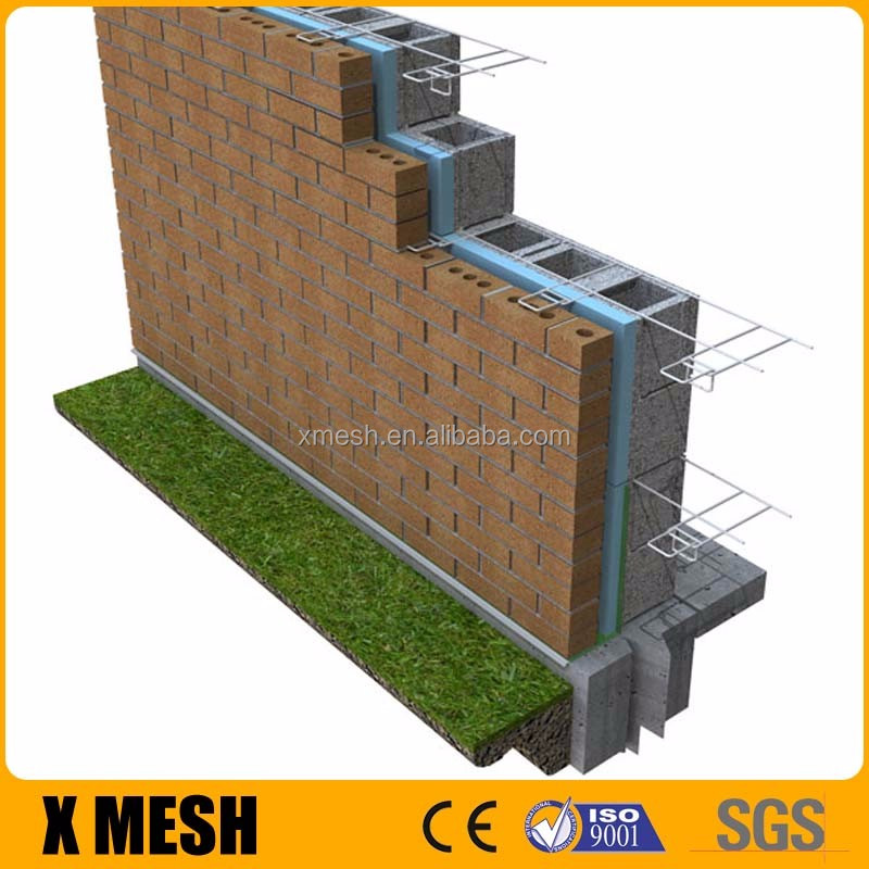 Hot Galvanized Steel Wire Truss Mesh reinforcement for masonry wall construction