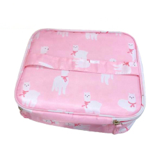 Customized New Design Pattern Printed Luxury Travel Makeup Toiletry Cosmetics Bag