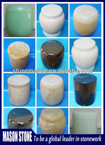 Various marble wholesale cremation urn