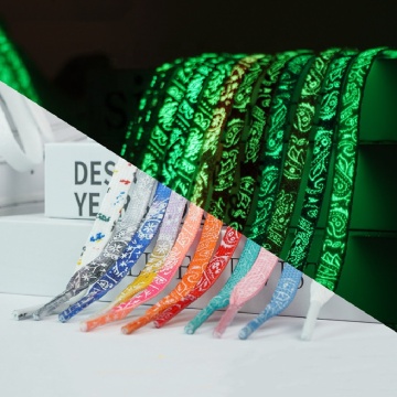 Glow-in-the-Dark Fluorescent Shoelaces for AF Blazer and Jor-dans Dunks