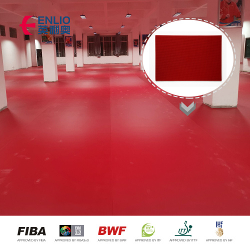 Telo di rivestimento per pavimenti in PVC per campi da ping pong