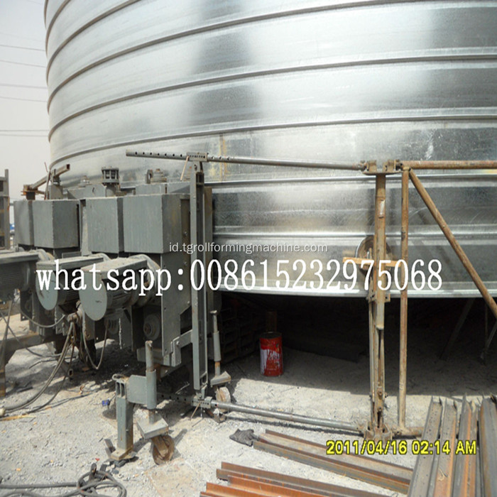 Spiral granular silo granular membuat mesin