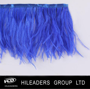 Dyed Coque Saddle Ostirch Feather Trimming for Dress