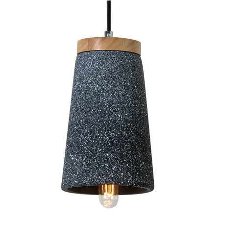 LEDER Betonnen decoratieve hanglamp