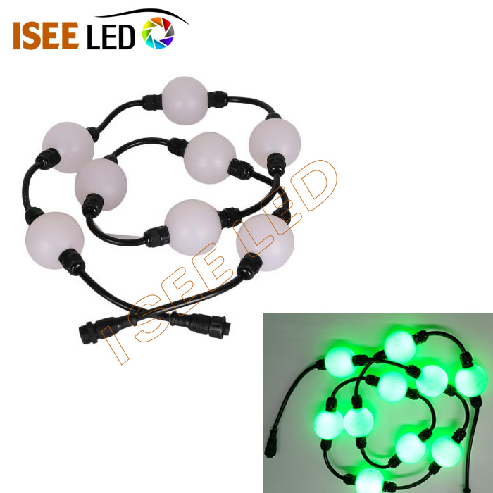 3D Effekt RGB 3D LED Ball Street dekorasjon