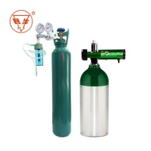 4.6L 10L oxygen gas cylinder with regulators
