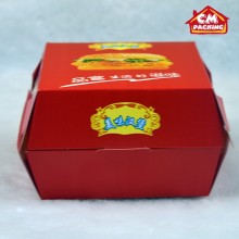 Hot selling Food grade disposable custom made hamburger boxes
